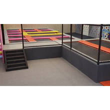 Professional Trampoline With Dodge Ball And Foam Pit Large Trampolines for Sale